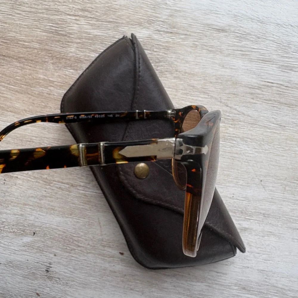 Persol Brown Tortoise Sunglasses - Picture 4 of 6